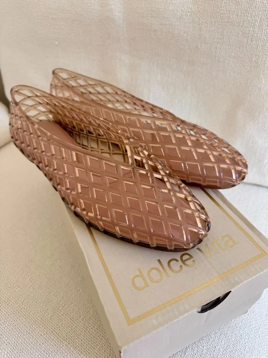 Dolce Vita Jam Mocha Jelly Flats - Picture 3 of 10